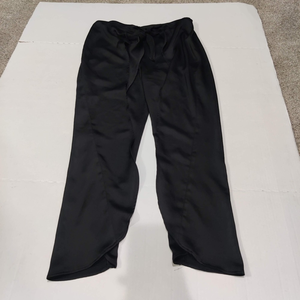 Zara Basic Collection Black Tie Wasted Pants Women's Size XS